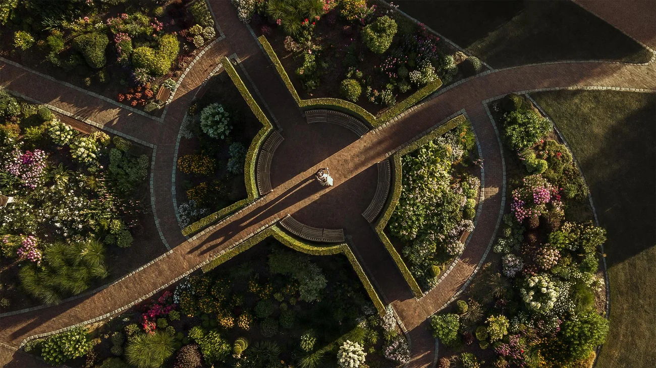 Ujęcia z drona- Ogrody Kapias