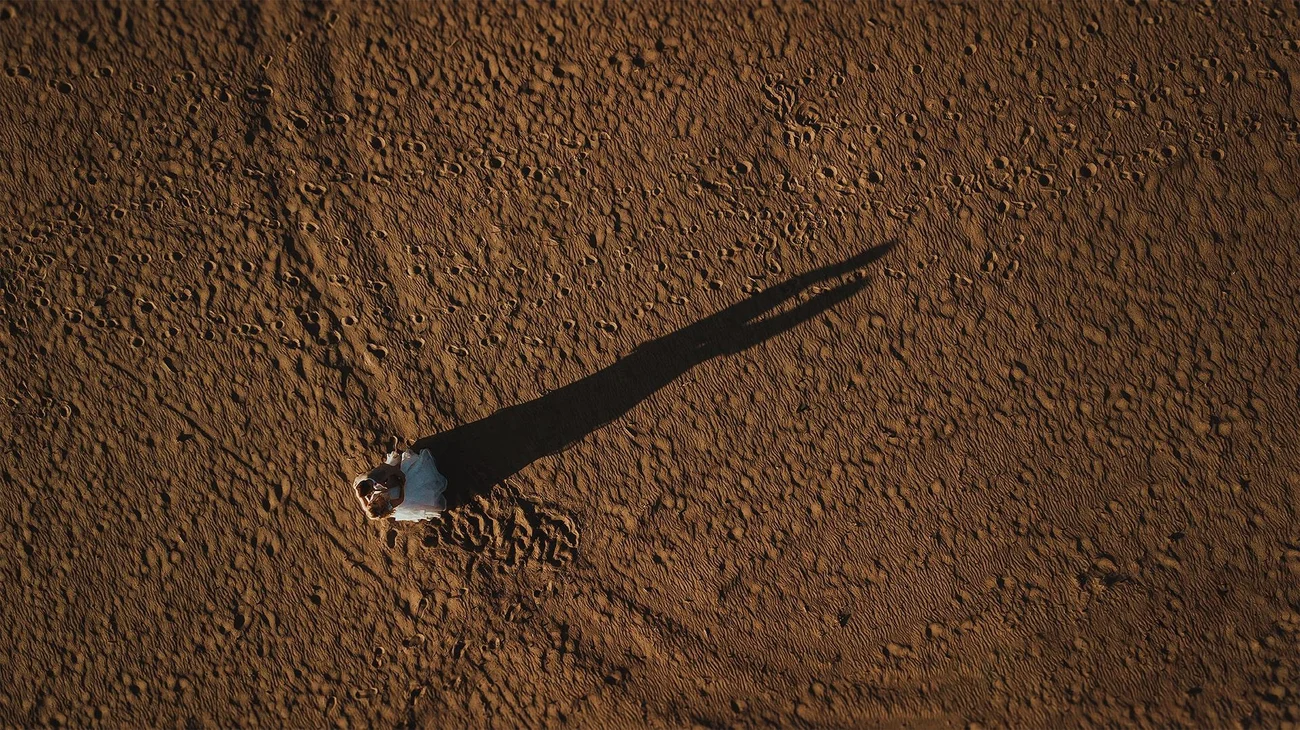 Sesja ślubna na pustyni