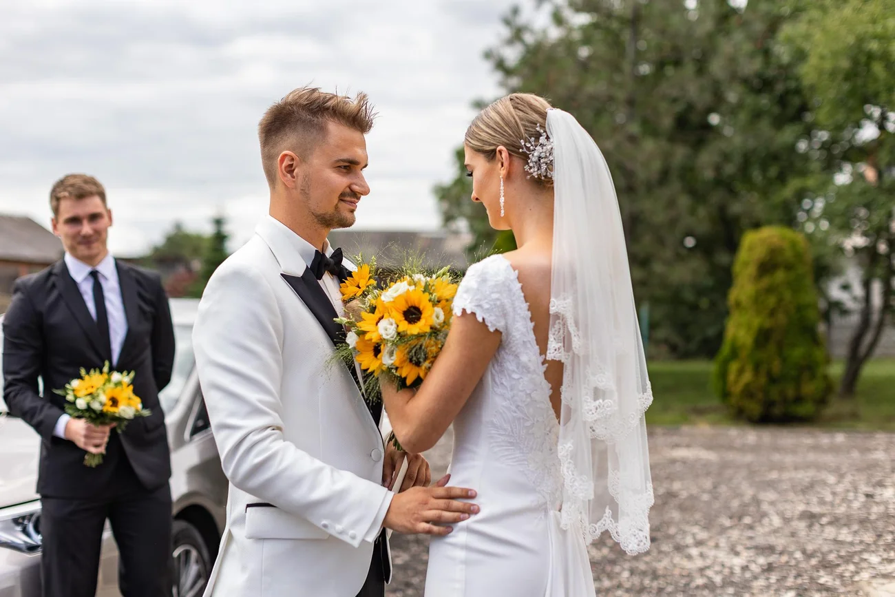 Pierwszy look pary młodej