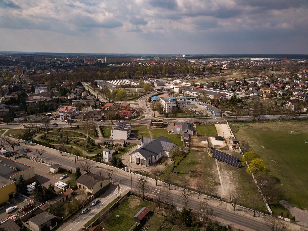 Zdjęcia z drona - parafia