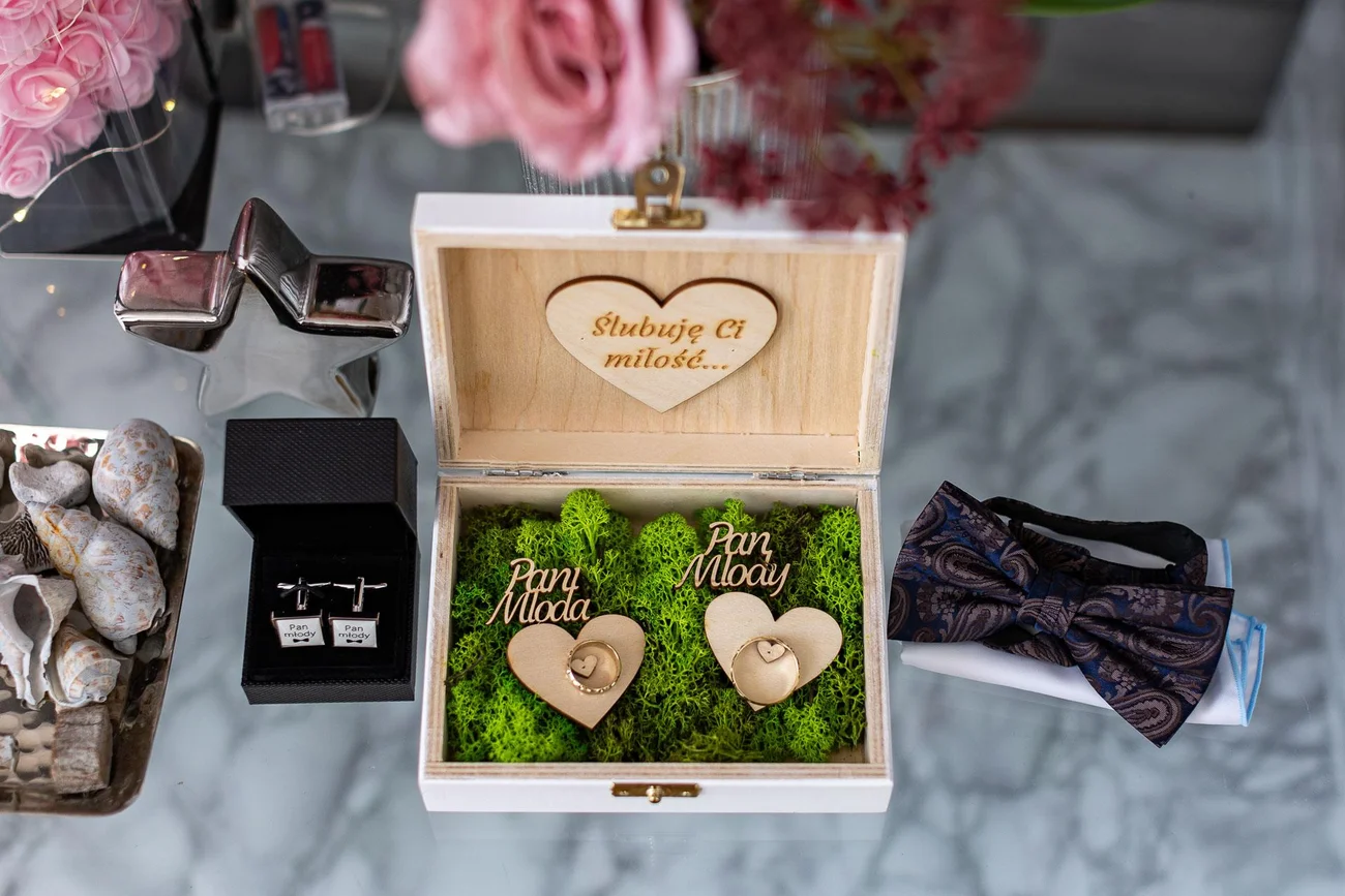 Pudełka na obrączki