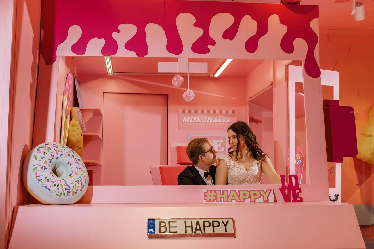 Happy - wedding photo