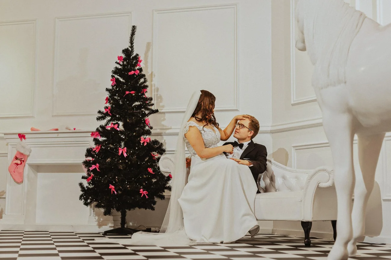 Plener ślubny w muzeum