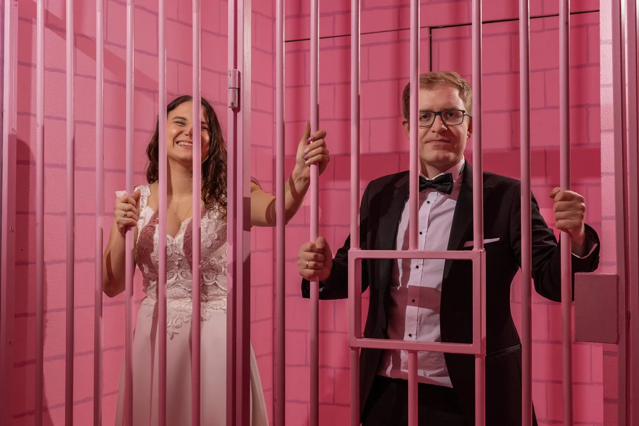 Zdjęcia ślubne w więzieniu