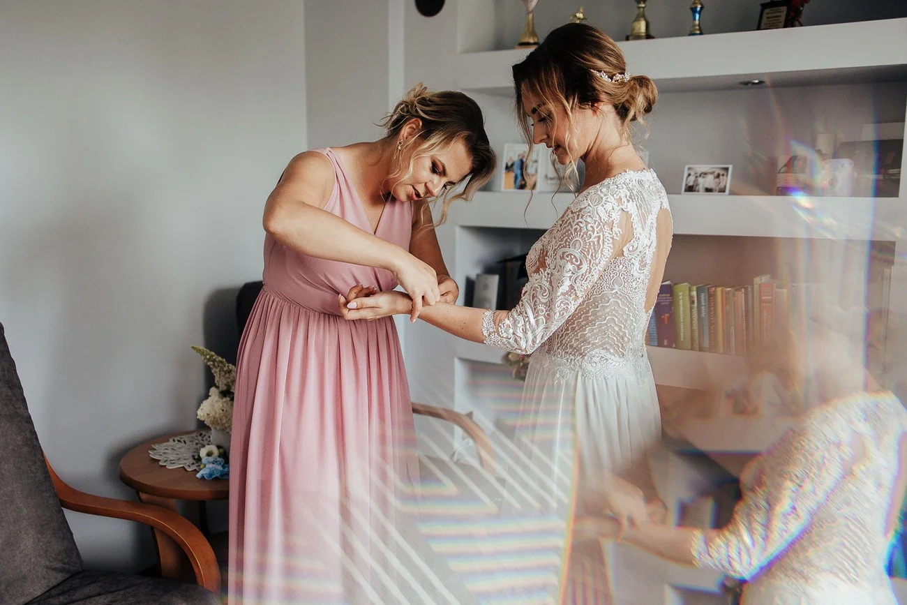 przygotowania panny młodej