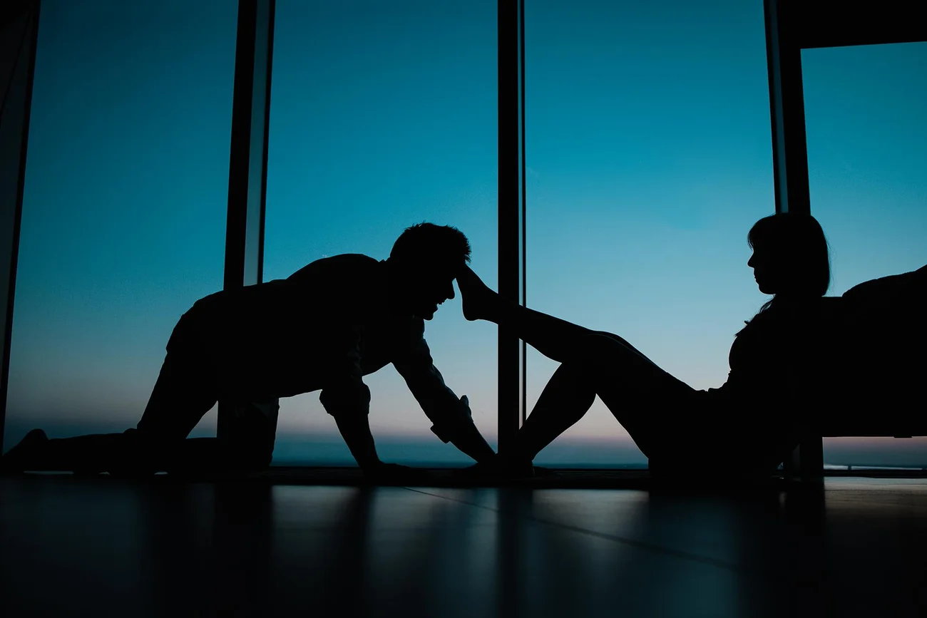 Sesja o zachodzie słońca Skytower Wrocław