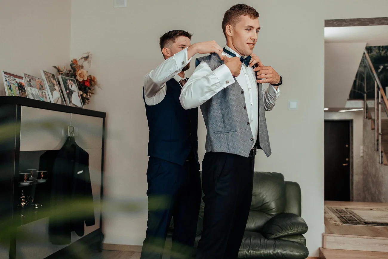 Przygotowania przyszłego pana młodego