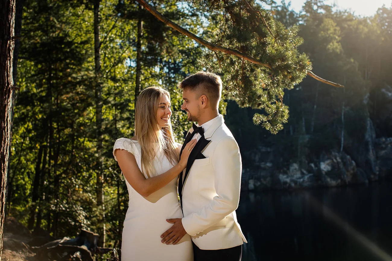 Bajeczne kadry z pleneru ślubnego