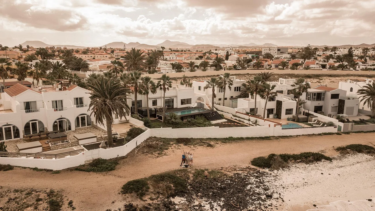 Selfie z drona na wyspach kanaryjskich