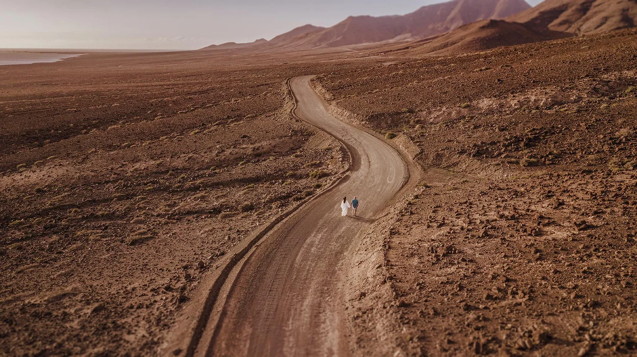 Sesja zdjęciowa z drona na Fuerteventurze