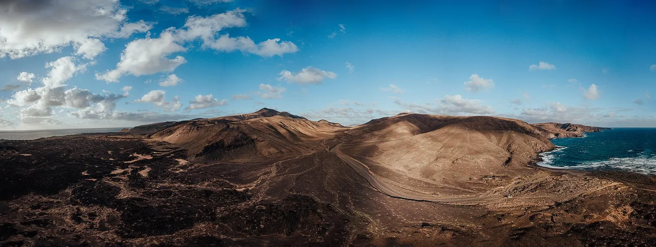 Ujęcia z drona na Fuerteventurze - wybrzeże