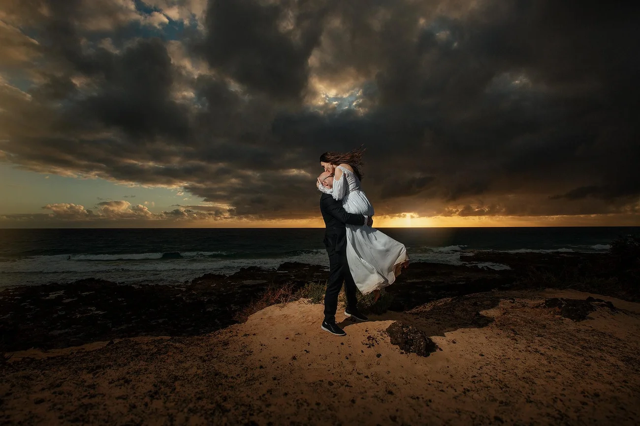 Wschód słońca na fuerteventurze