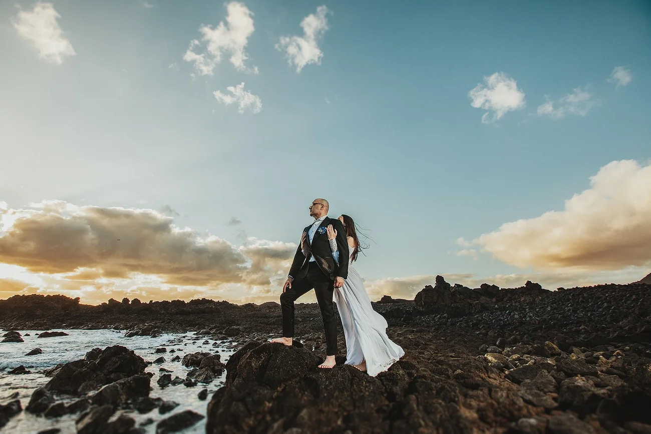 Wschód słońca na Kanarach