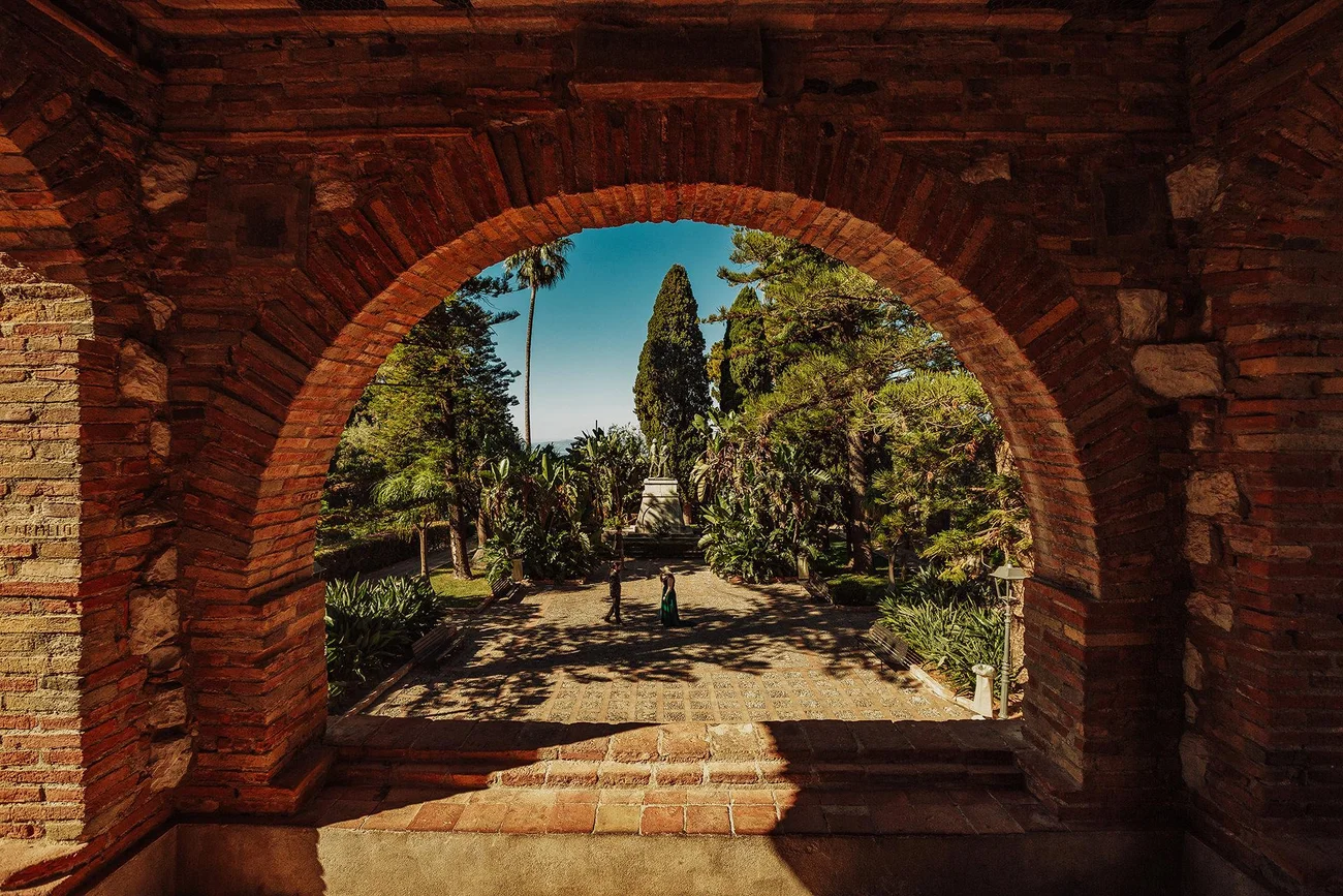 Sesja na Sycylii - Villa Comunale Di Taormina
