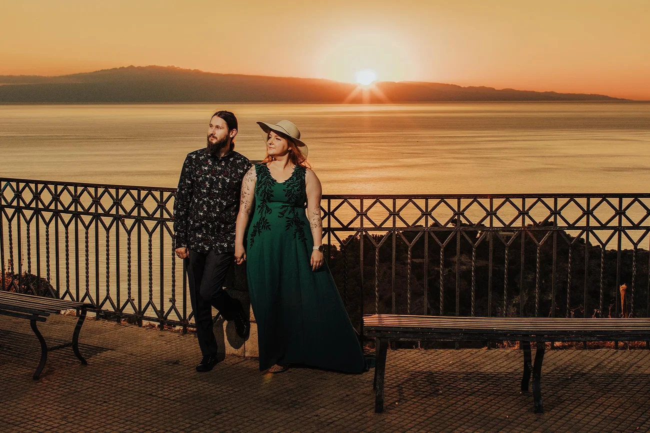 Sesja plenerowa na Sycylii - wschód słońca