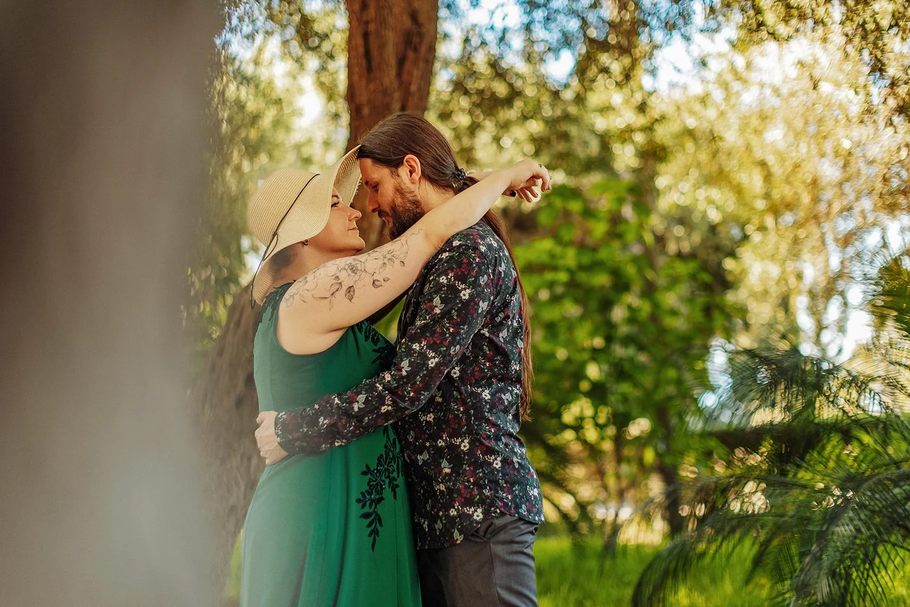 Sesja w parku w Taorminie