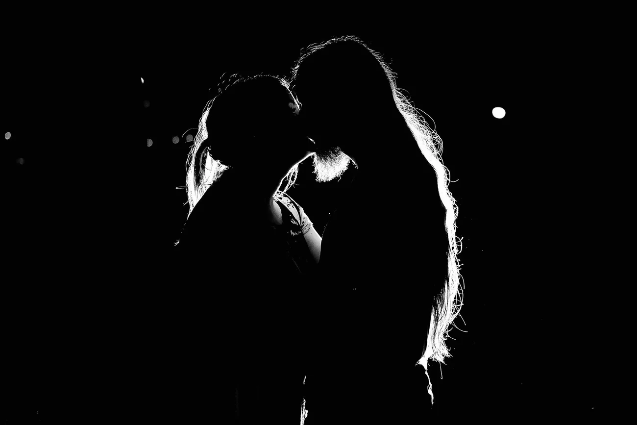 Sesja zdjęciowa wieczorem