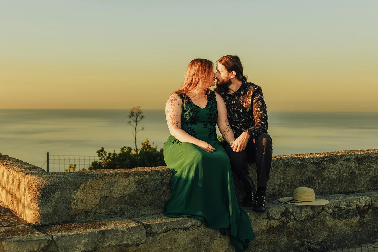 Zdjęcia pary młodej we Włoszech