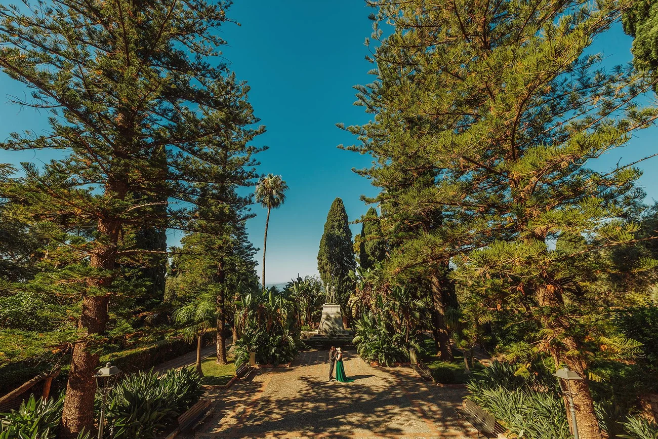 Zdjęcia ślubne Villa Comunale Di Taormina