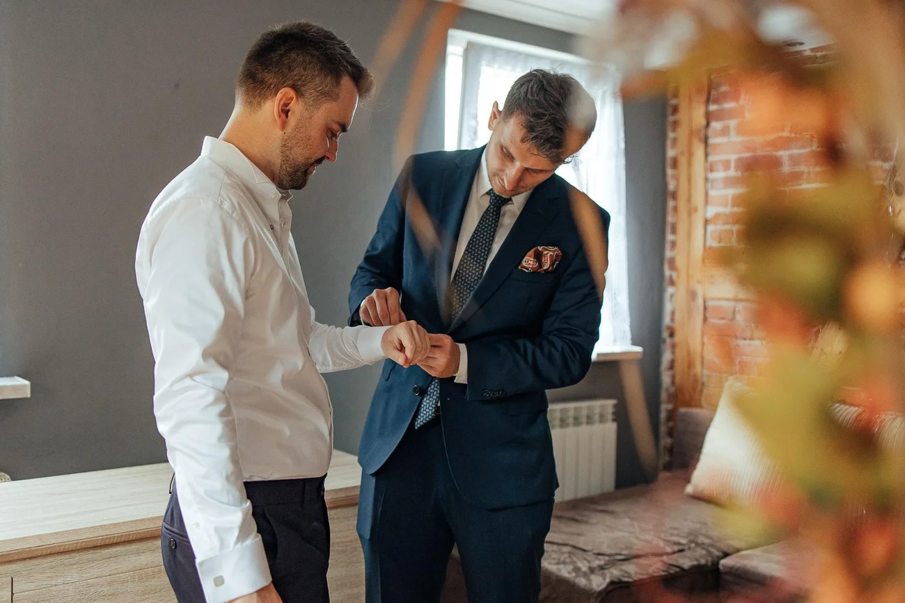 Przygotowania pana młodego