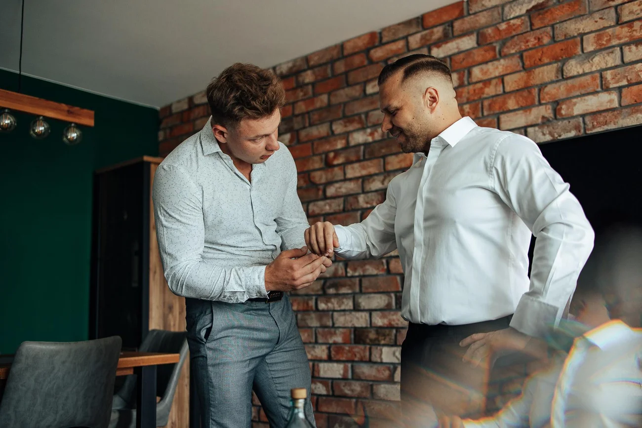 Przygotowania pana młodego