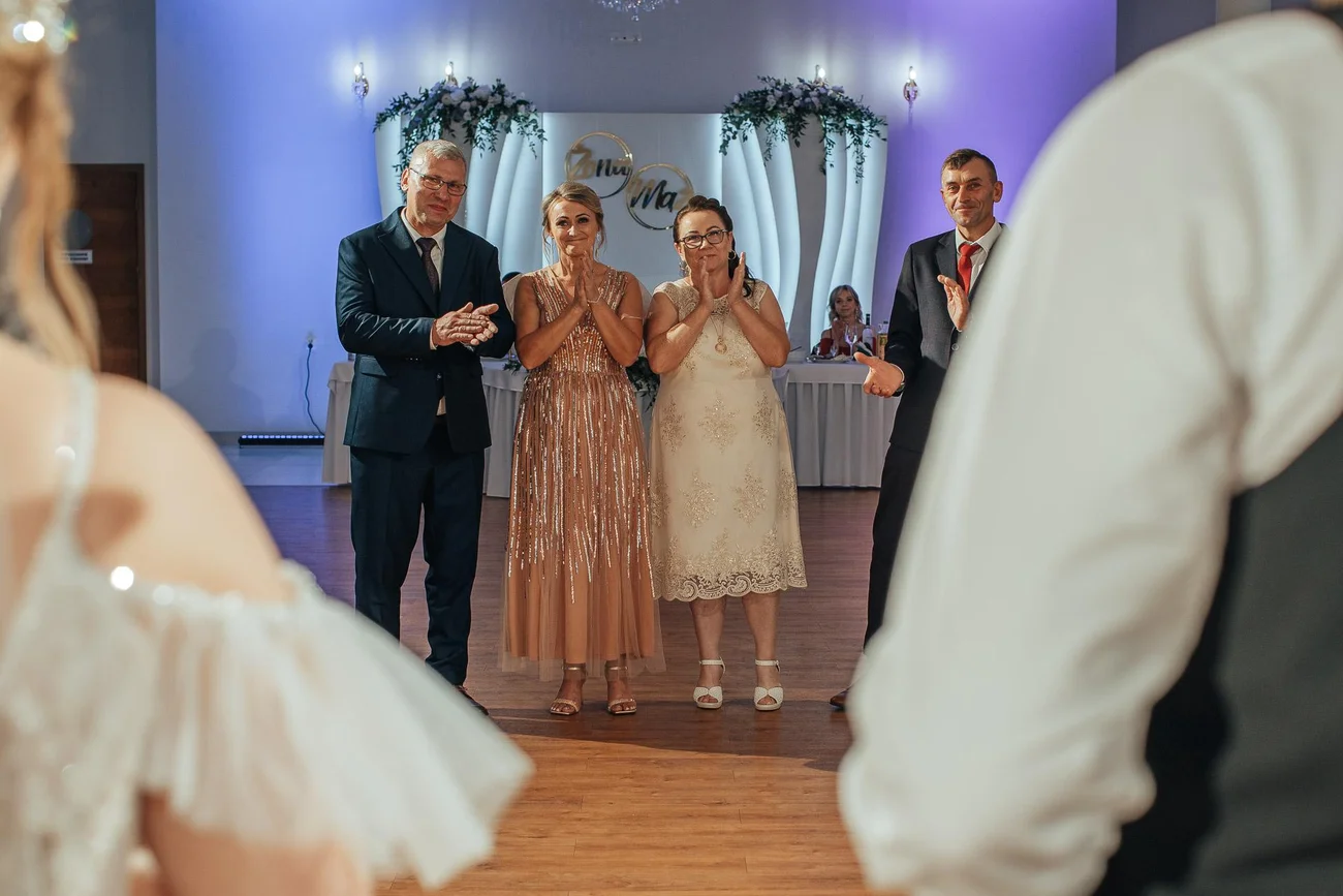 Rodzice podczas podziękowania