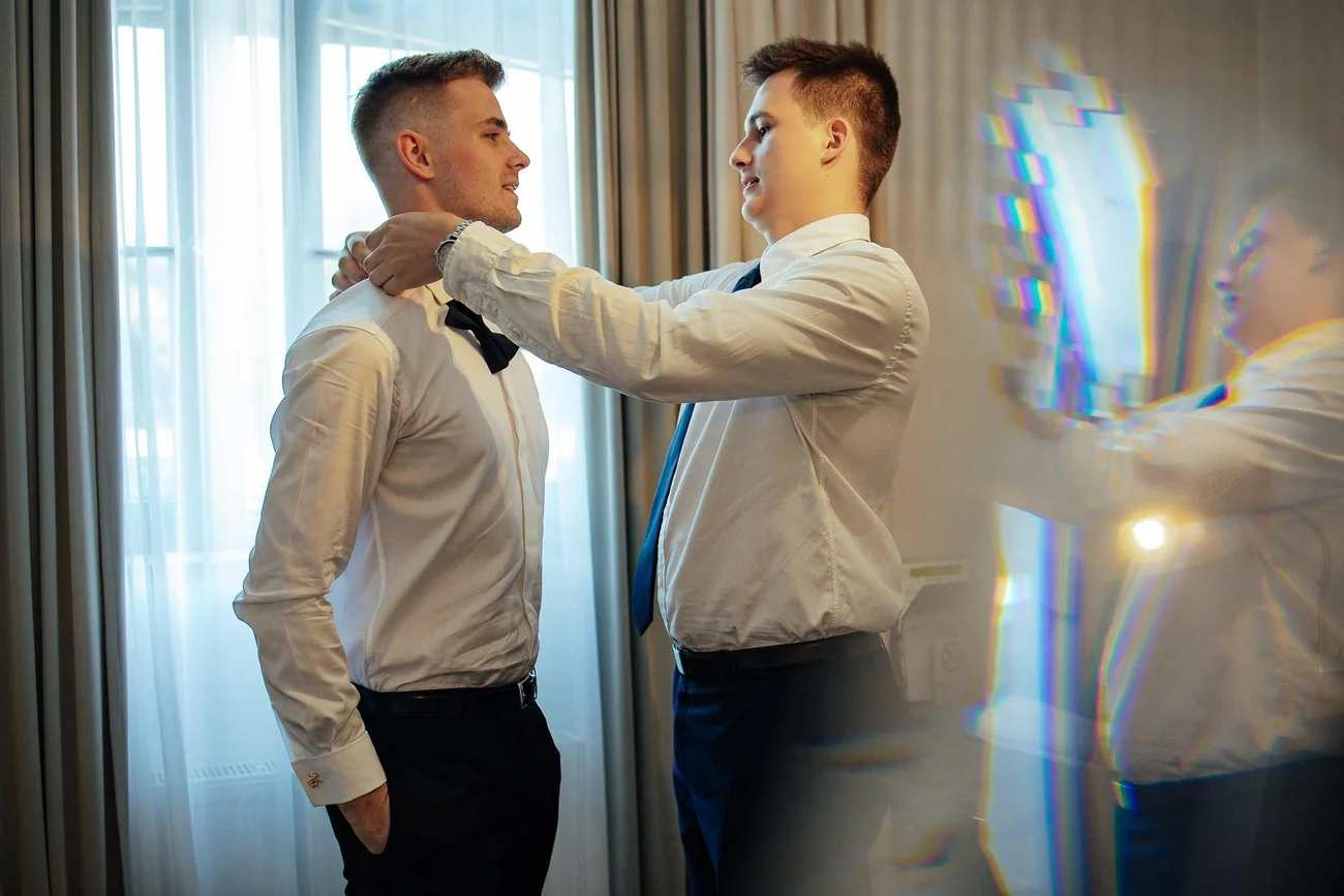 Pan młody i świadek