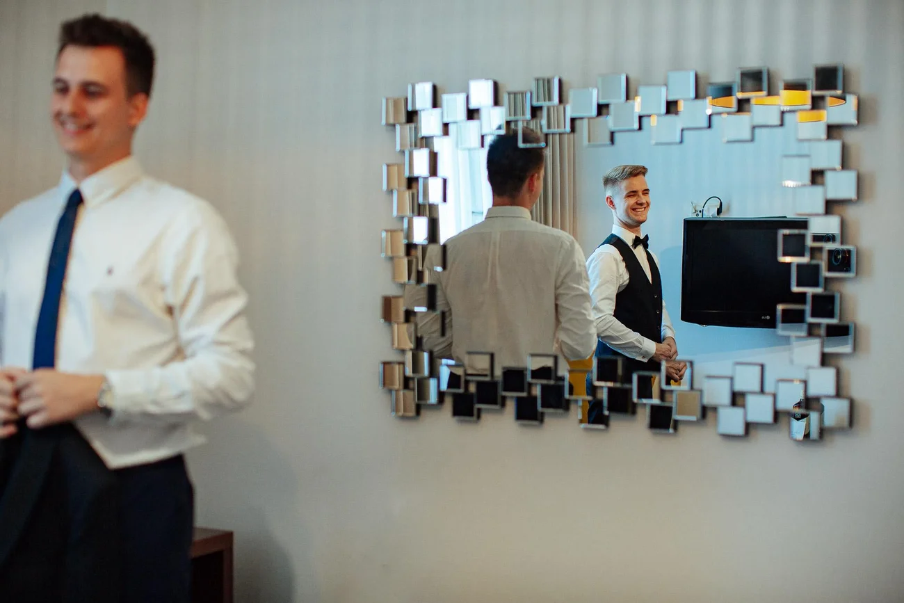 Przygotowania do ślubu w hotelu azyl