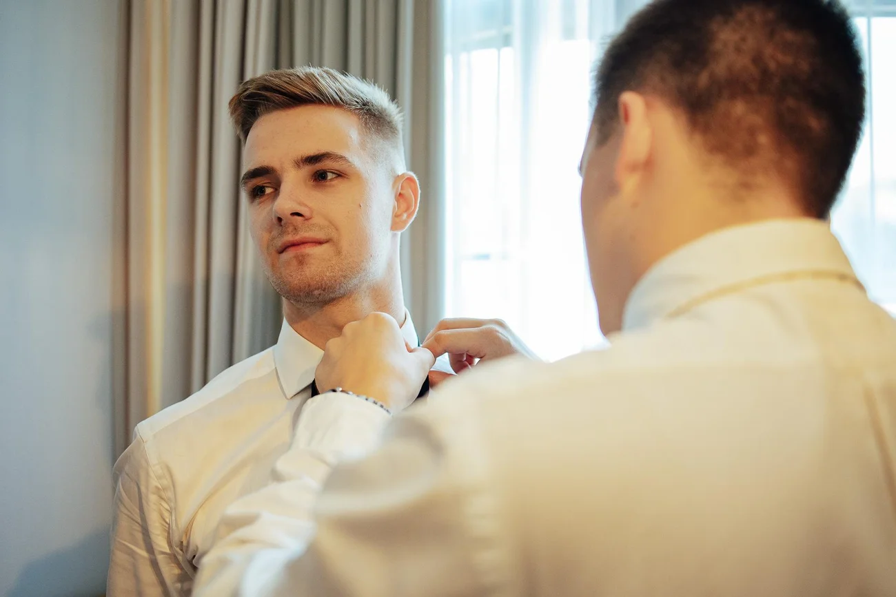 Przygotowania Pan młody