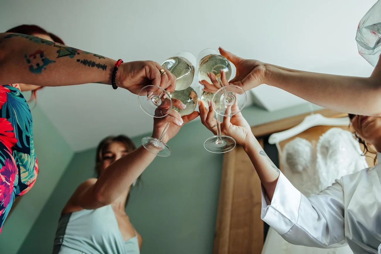 Toast druhen - przygotowania panny młodej