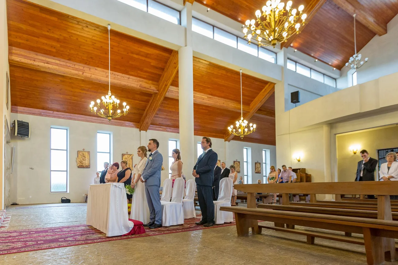 Ceremonia ślubna w Pajęcznie