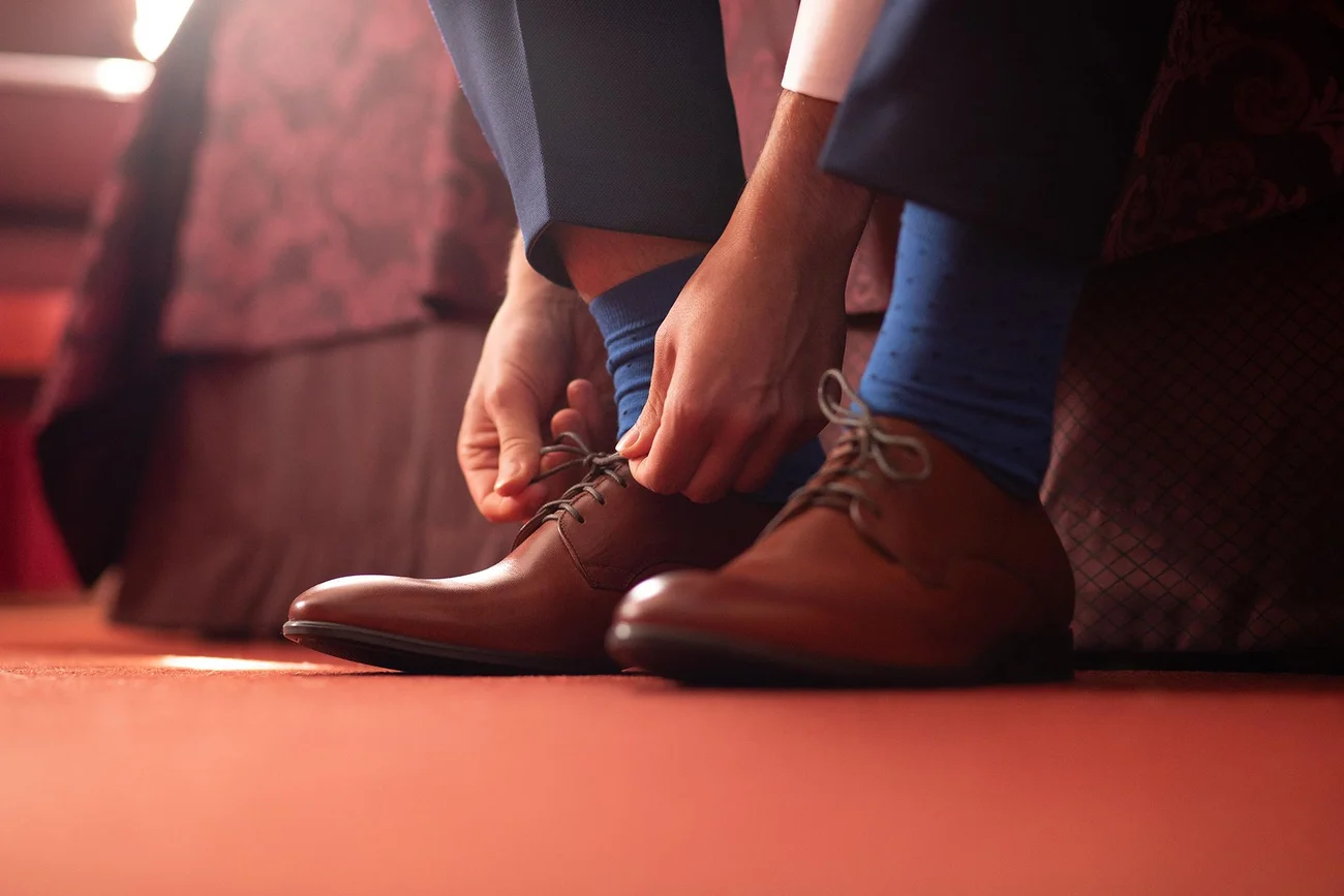 Detal ślubny-  buty