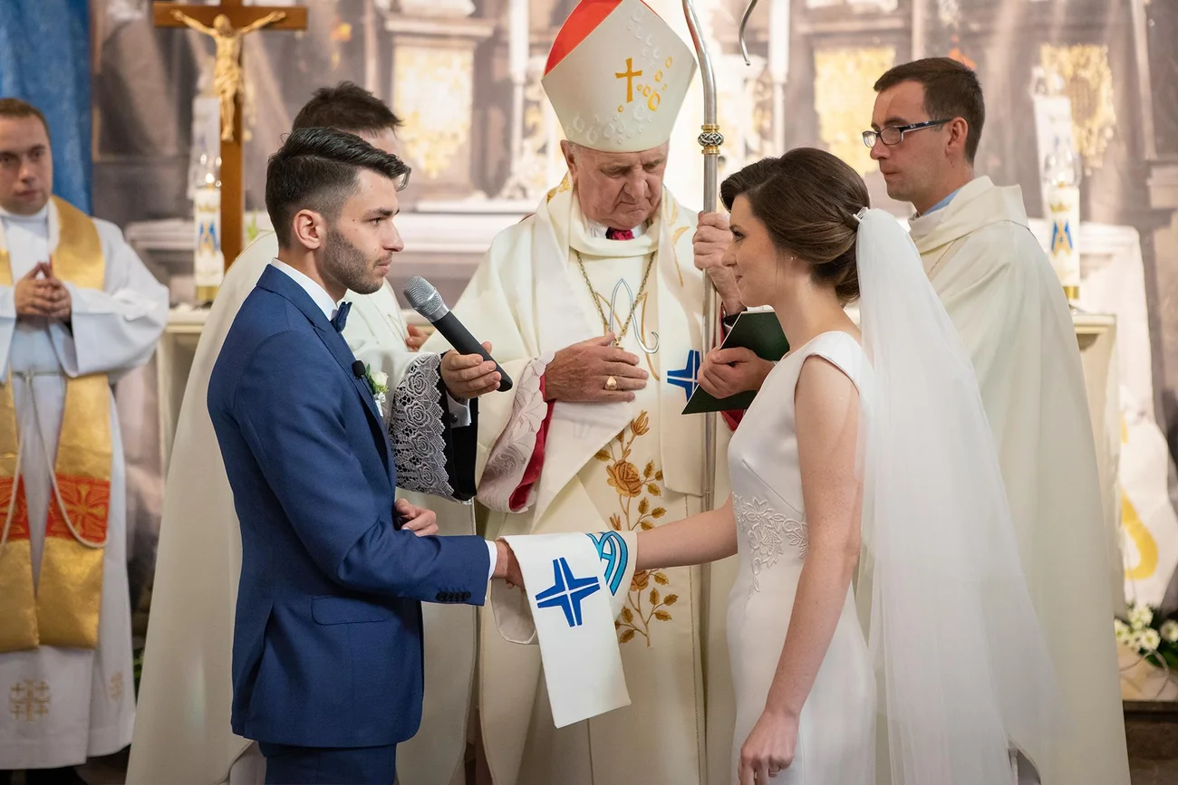 Przysięga małżeńska - ślub Pajęczno