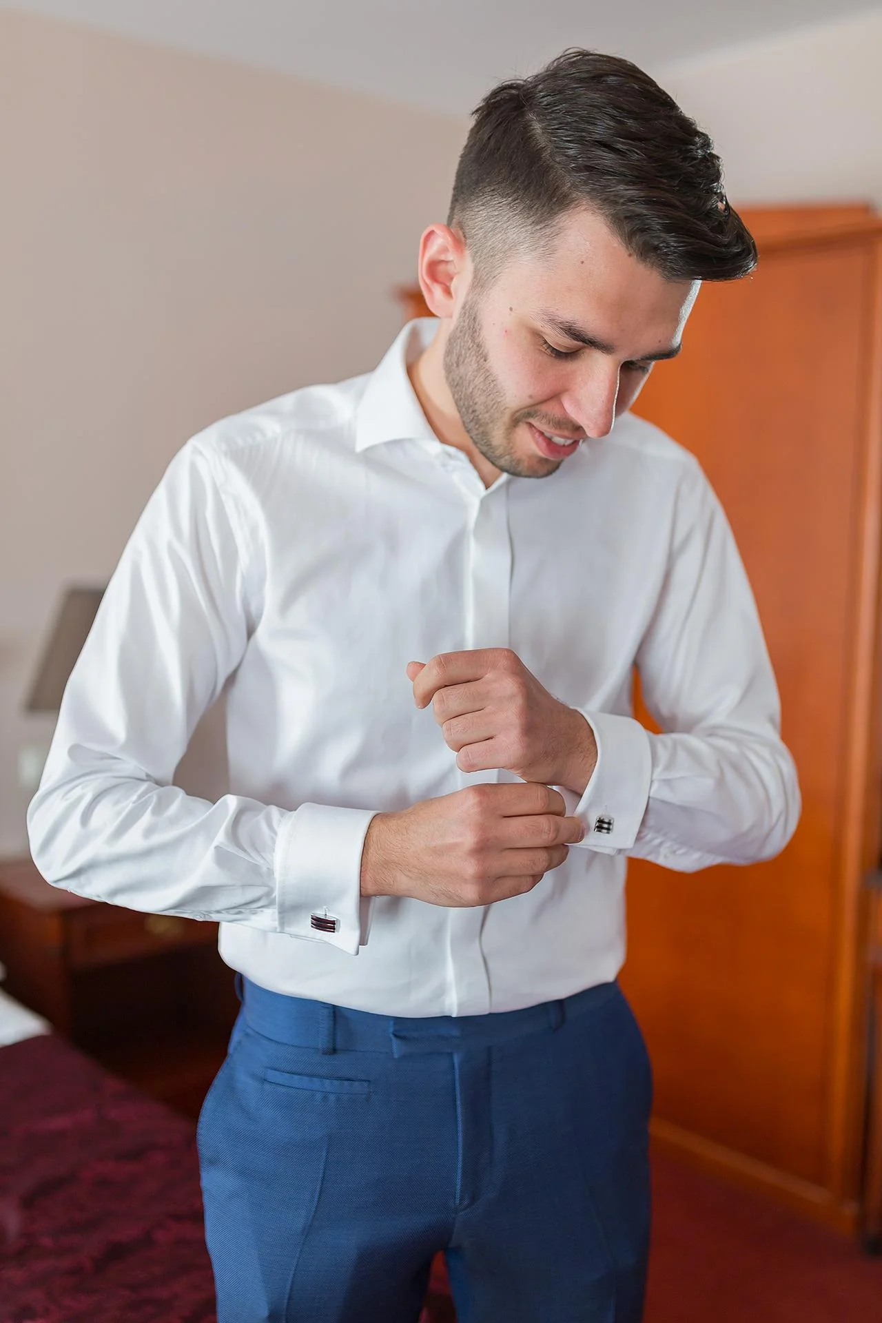 Reportaż ślubny - pan młody