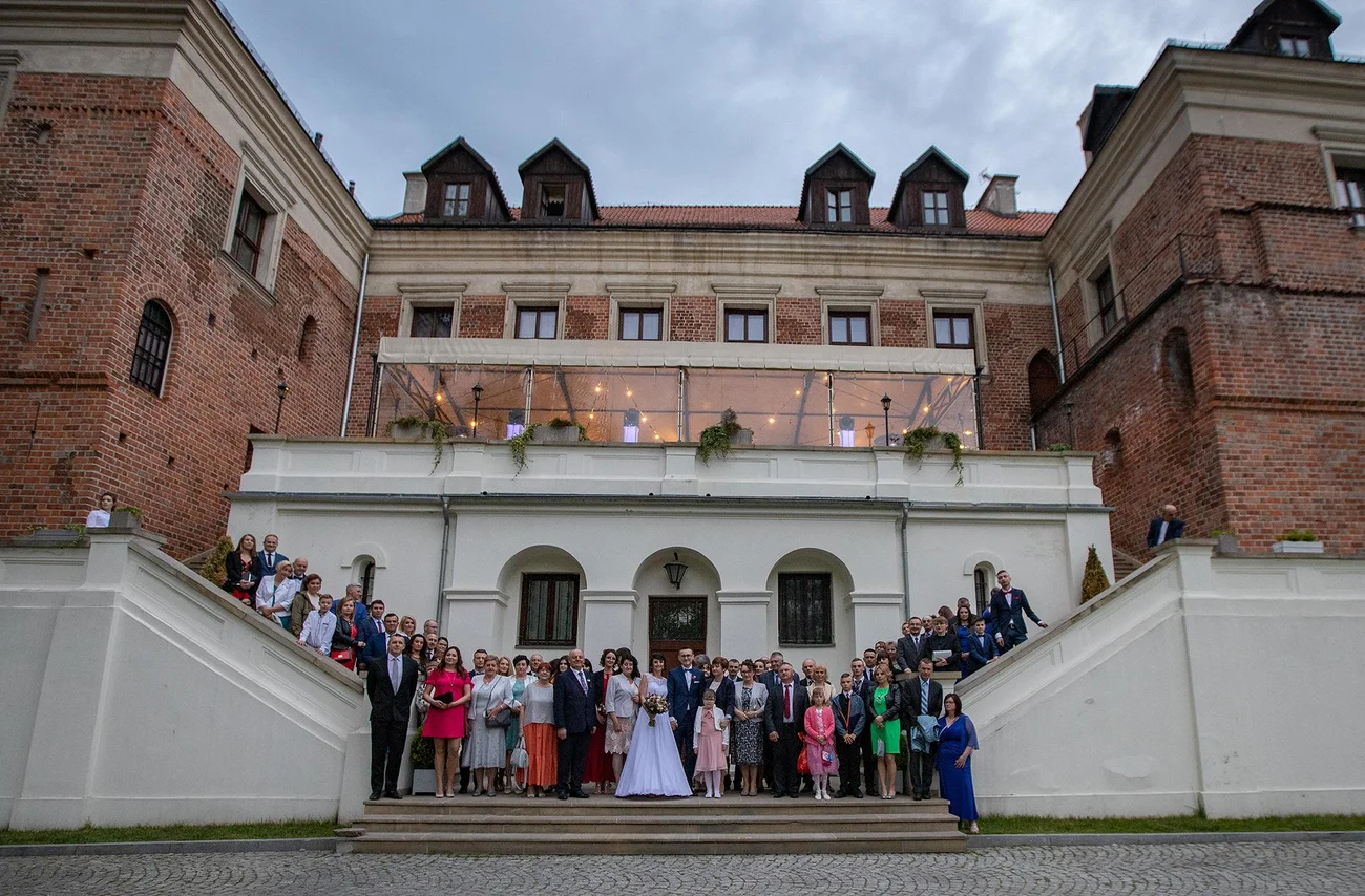 Ślubne Zdjęcie Grupowe