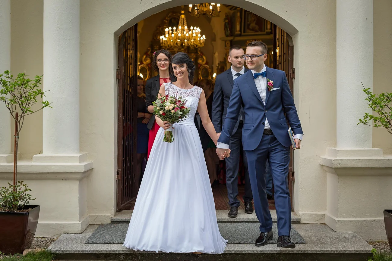 Wyjście z Kościoła - Nowożeńcy