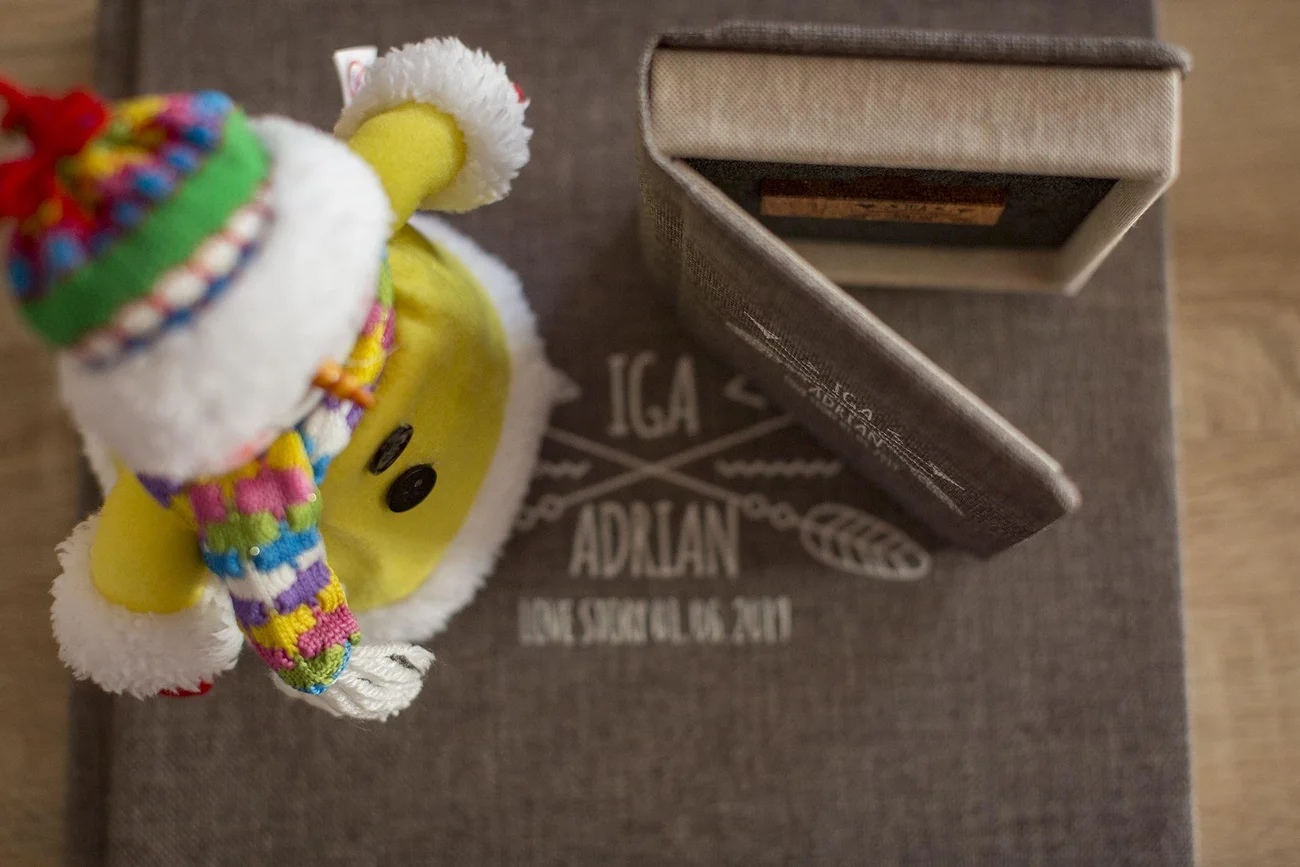 Szary zestaw ślubny