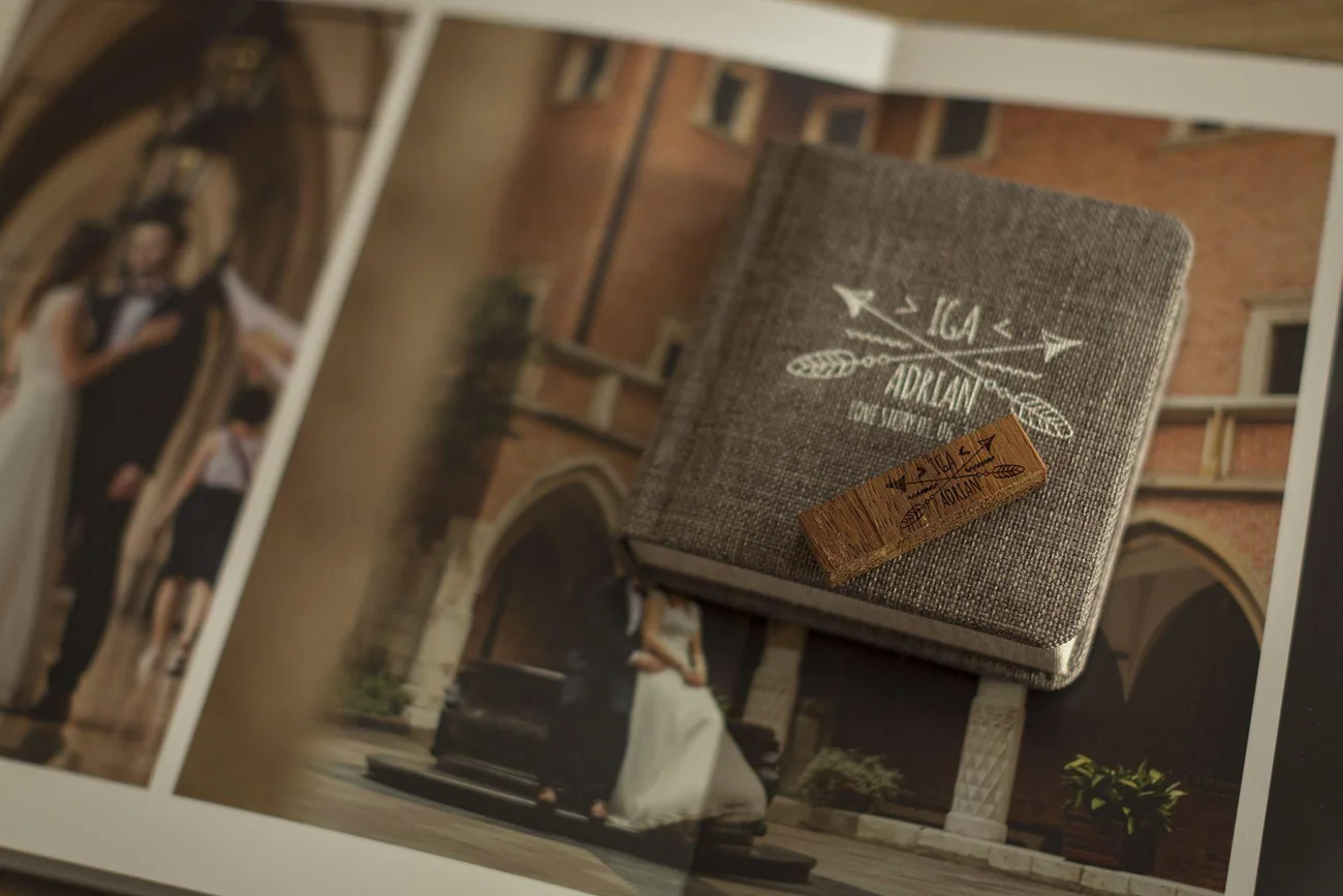 Storybook ślubny szary