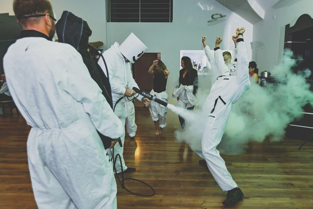 Wyrzutnie Co2 - zabawa wesele