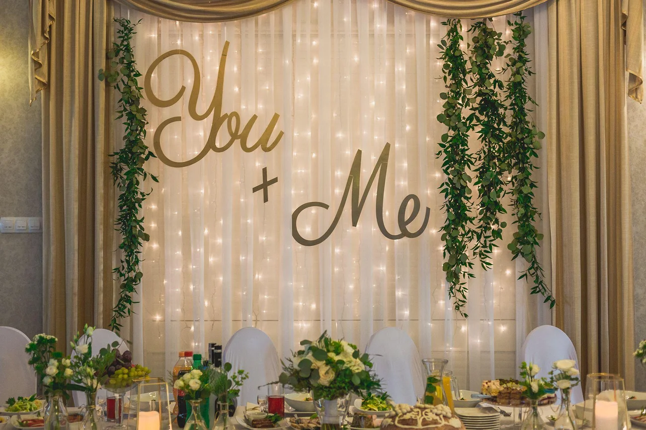 Ozdoby weselne - you & me