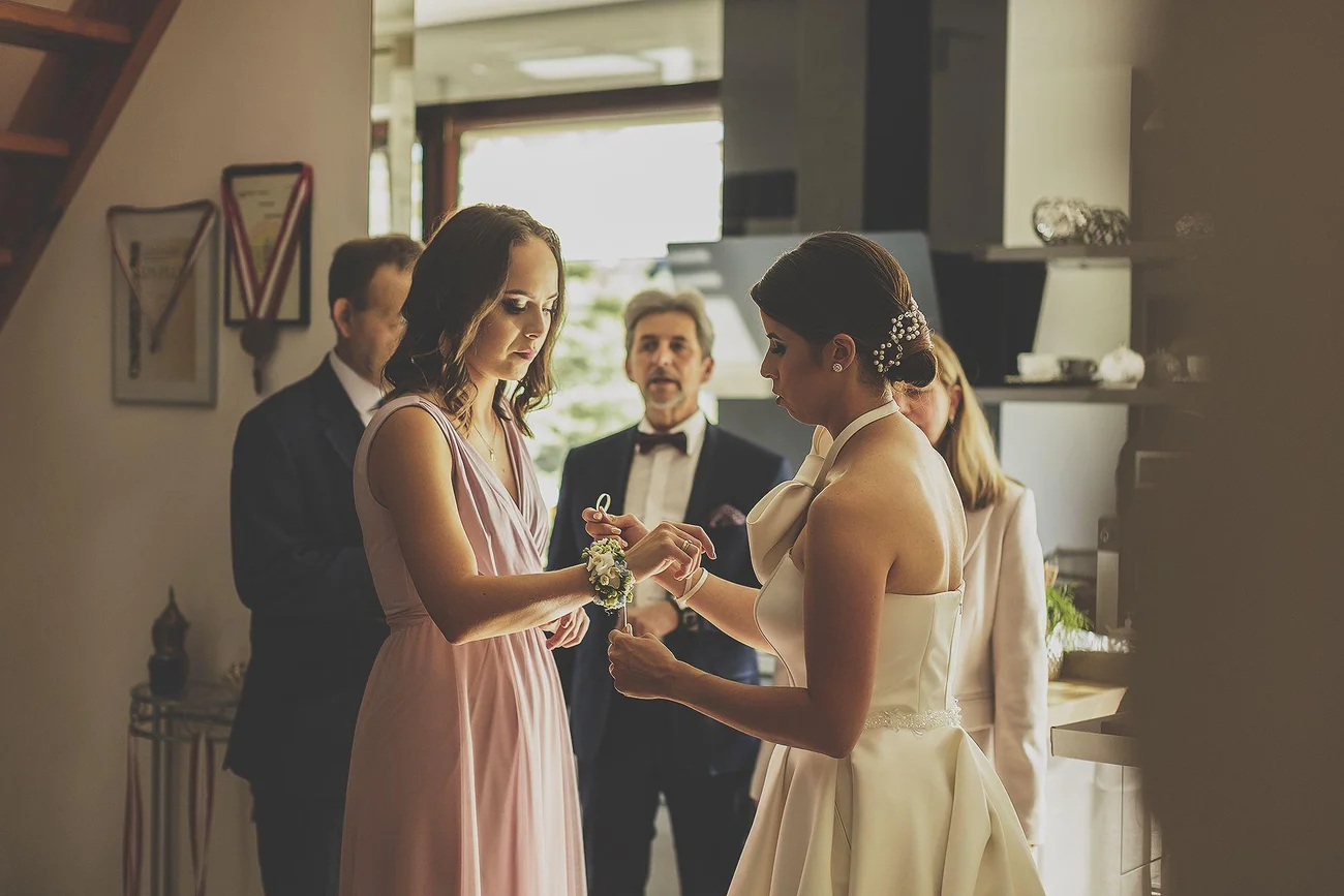 Kwiaty świadkowa - reportaż ślubny